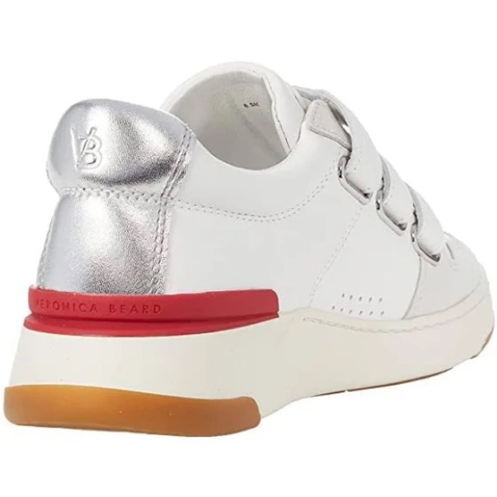 Veronica Beard Tizi Mix-Leather Low-Top Sneakers Size 8.5 Women - Picture 7 of 16